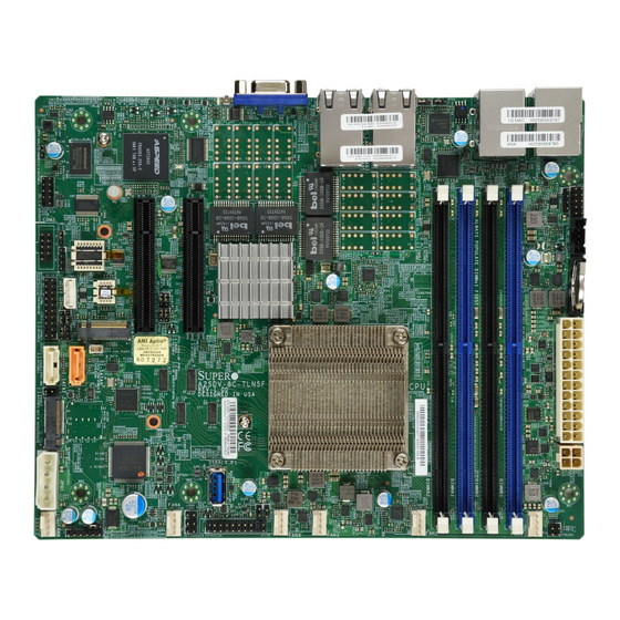 Supermicro A2SDV-16C-TLN5F max. 256GB 2xM.2 4x10GbE IPMI w/ Intel Atom C3958 16MB / 16x 2.0GHz / 16T / 31W
