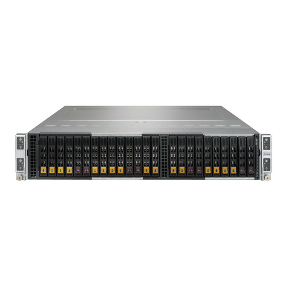 Supermicro 2U Twin 2029BT-HNC0R 4xNode Xeon DP 2,5 Hybrid-Flash SAS/SATA/NVMe Bays 24xDIMM 2x PCIe