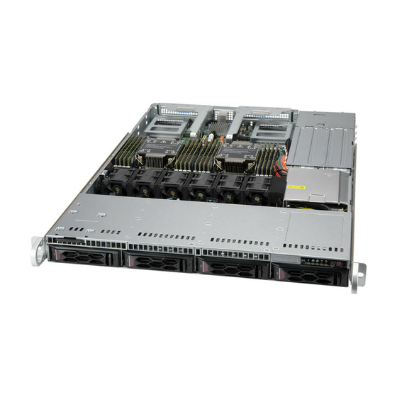 Supermicro SuperServer 610C-TR 1U DP LGA4189 max. 4TB 2xPCIe 4.0 4x3,5 2xM.2 NIC options IPMI 2x860W
