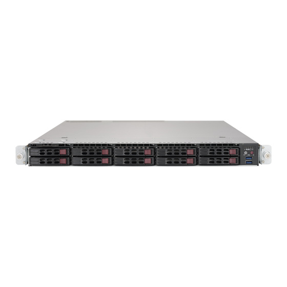 Supermicro SuperServer SYS-1029U-TRTP 1U max. 6TB 2x10G SFP+ 10x2,5 3xPCIe 2x750W S3647