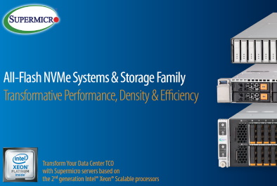 Supermicro NVMe Storage: Lowest latency. At peak.