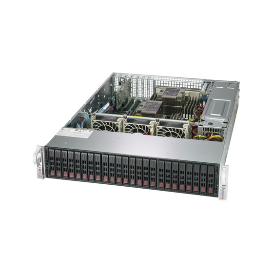 Supermicro CSE-216BE1C4-R1K23LPB 2U Chassis 24x2,5 Single-Expander 4xNVMe 2x1200W