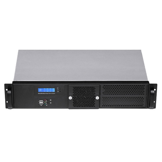 OEM IPC-G225 2U Chassis 2x5,25 3x3,5 4x2,5 mini-ITX Short o. PSU