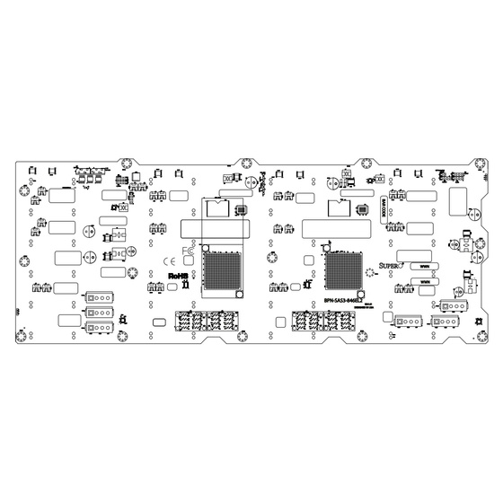 Supermicro BPN-SAS3-846EL2 4U 24-Port SAS/SATA 12G Dual Expander Backplane