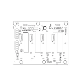 Supermicro BPN-SAS3-842TQ 4U 5-Port SAS/SATA 12G Backplane