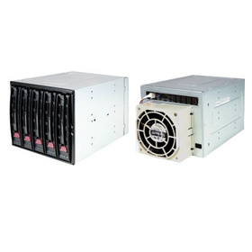 Supermicro CSE-M35T-1B Mobile Rack 5x3,5" in 3x5,25"