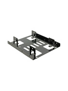Delock 21333 Aluminium Einbaurahmen 2x2.5" zu 3.5" CSE-825 kompatibel