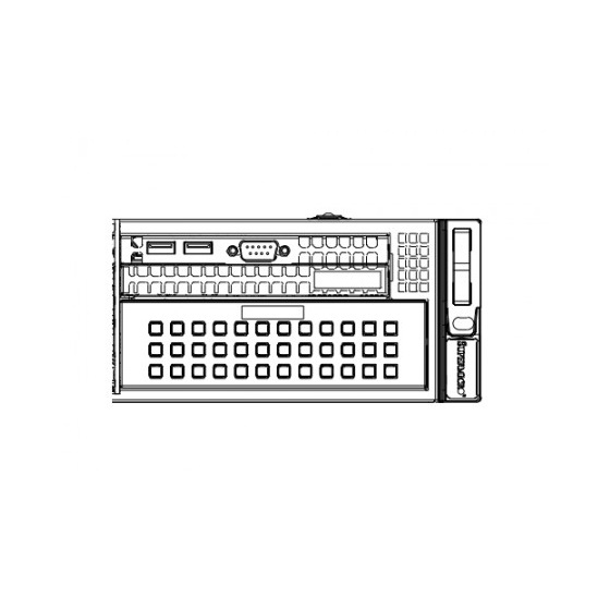 Supermicro MCP-220-00007-01 CSE-213/825 Front 2x USB 2.0/COM tray