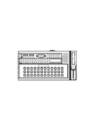 Supermicro MCP-220-00007-01 CSE-213/825 Front 2x USB 2.0/COM tray