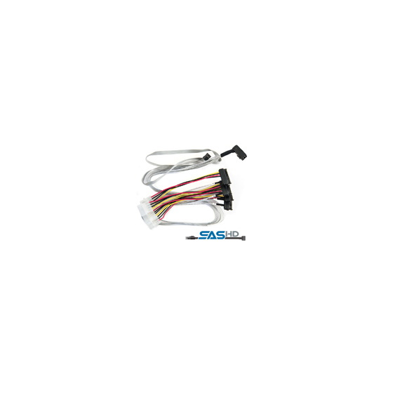 Microsemi Adaptec ACK-I-rA-HDmSAS-4SAS-SB-.8M cable SFF-8643 - 4x SFF-8482 0.8m