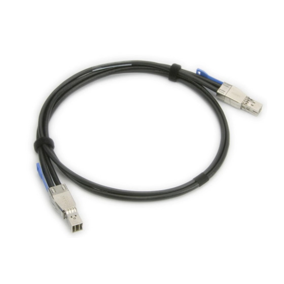 Supermicro CBL-SAST-0573 SFF-8644 to SFF-8644 external cable 1m