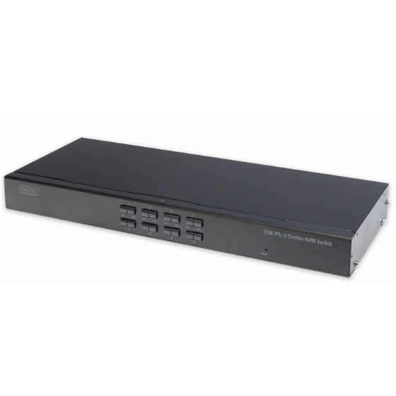 Digitus 1HE Rackmount KVM-Switch 8-Port VGA USB PS2