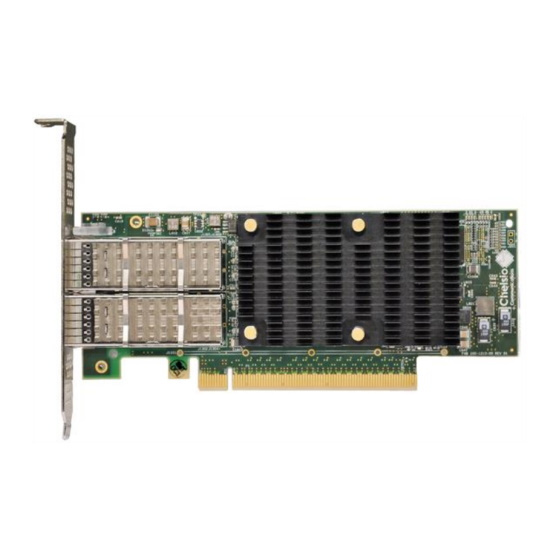 Chelsio T62100-LP-CR 100G Dual Port PCIe Server NIC 2x QSFP28 w/ iWARP RDMA
