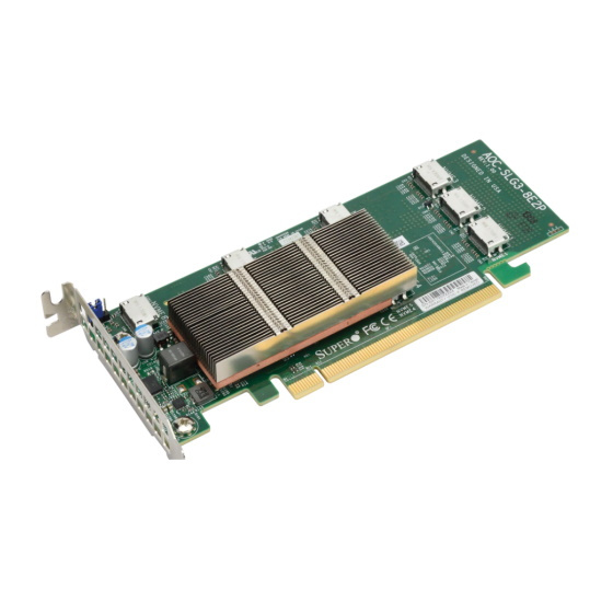 Supermicro AOC-SLG3-8E2P 8-Port NVMe HBA PCIe 8x OCuLink