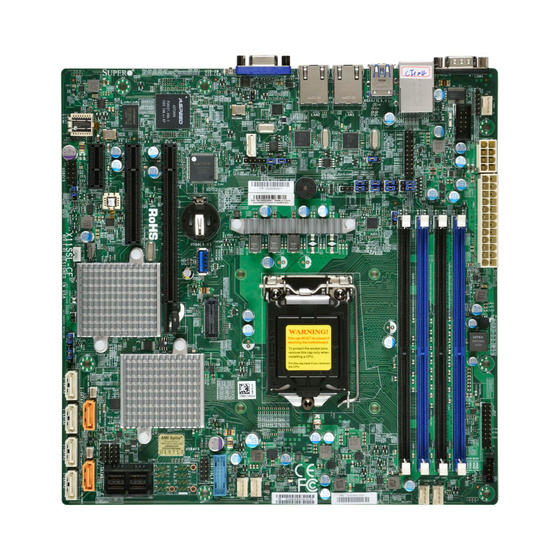 Supermicro X11SSL-CF max. 64GB 2xGbE SAS 12Gb/s IPMI