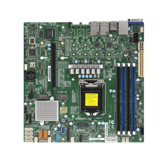 Supermicro X11SCM-F max. 128GB 2xM.2 2xGbE 6xSATA IPMI