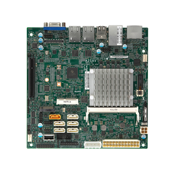 Supermicro A2SAV 4-Core max. 8GB 2xGbE 4xSATA M.2 3xCOM