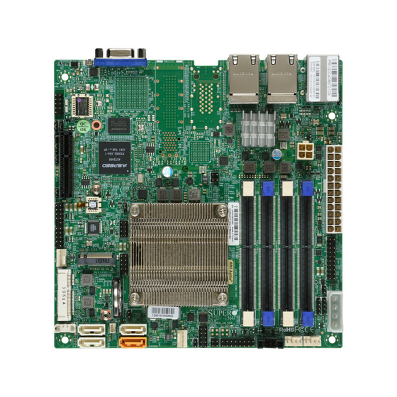 Supermicro A2SDi-LN4F max. 64GB M.2 4xGbE IPMI w/ Intel Atom C3850 12MB / 12x 2.1GHz / 12T / 25W