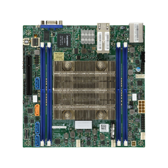 Supermicro X11SDV-12C-TLN2F 2x 10GbE 1xU.2 IPMI w/ Intel Xeon D-2166NT 16.5MB / 12x 2.0GHz / 24T / 85W