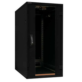 Silence Rack 19" Serverschrank 24HE (B)600x(T)1000 mm schwarz