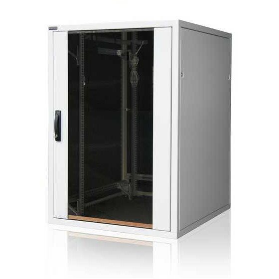 Silence Rack 19 Serverschrank 24HE (B)800x(T)1000 mm lichtgrau