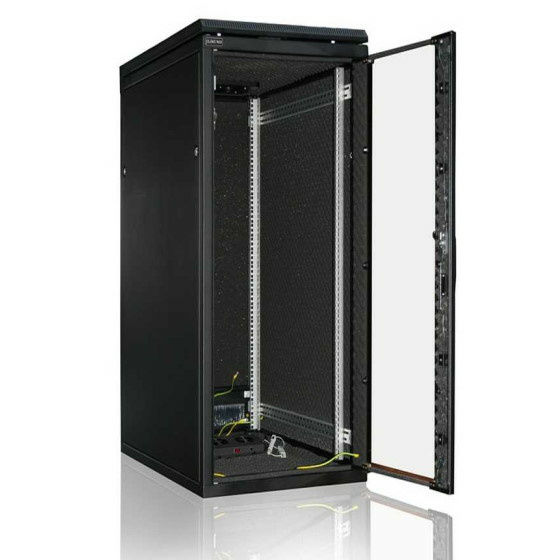 Silence Rack 19 Serverschrank 42HE (B)600x(T)1000 mm schwarz