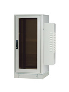 Serverschrank mit Klimaanlage 24HE (B)800x(T)1000 mm schwarz 1500W