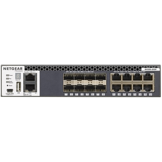 Netgear M4300-8X8F 16-Port 10G Switch 8xRJ-45/8xSFP+