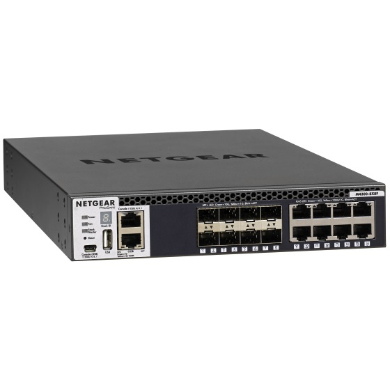 Netgear M4300-8X8F 16-Port 10G Switch 8xRJ-45/8xSFP+