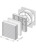 Silence Rack Staubfilterkassette fr 120mm Lfter lichtgrau