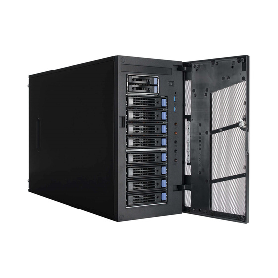 ecsus Tower UP Xeon Coffee Lake 8-Bay Server ZFS ready