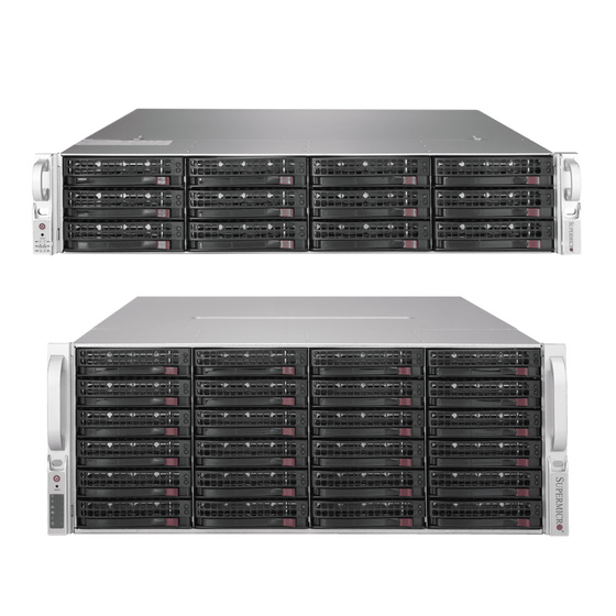 Supermicro 2U-4U High-Capacity UP Xeon Cascade Lake Server ZFS ready