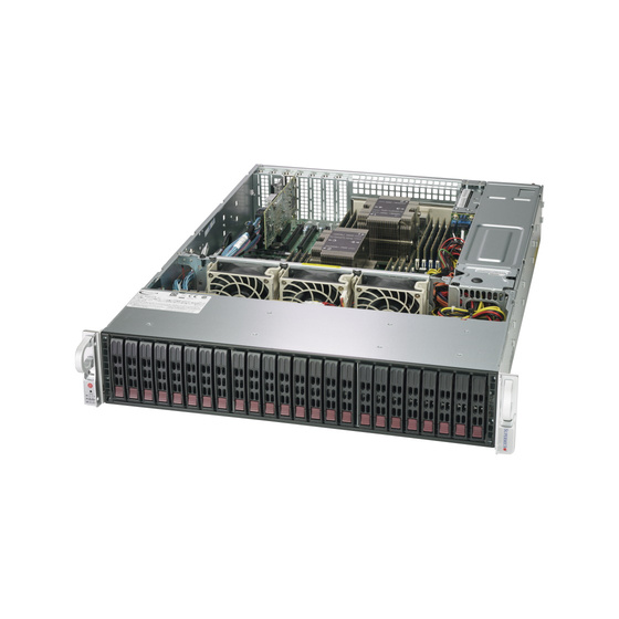 Supermicro 2U UP AMD EPYC 24-Bay 2,5 Server ZFS ready