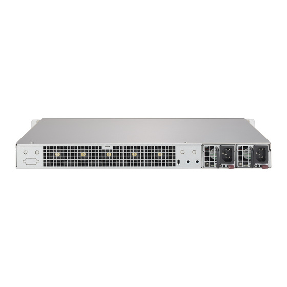 Supermicro SuperServer SYS-1019D-12C-FRN5TP IoT 1U 12-Core D-2163IT max. 512GB 4x10G 2x2,5 QAT 4xAIOM 2x400W