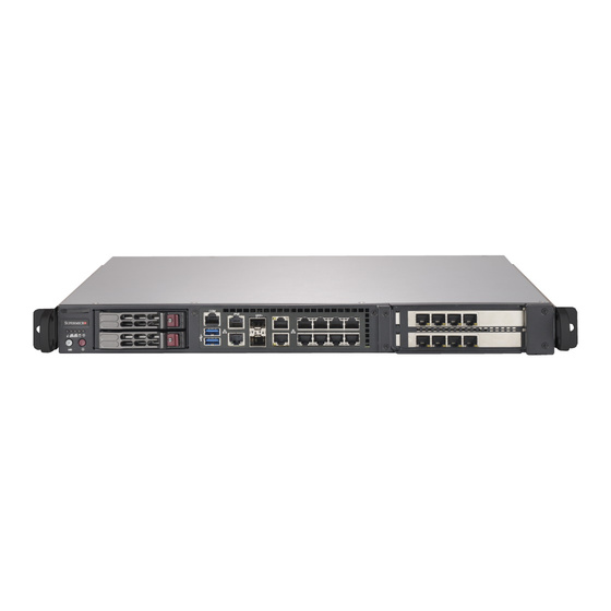 Supermicro SuperServer SYS-1019D-14CN-FHN13TP IoT 1U 14-Core D-2177NT max. 512GB 8xGbE 4x10G 4x2,5 2xPCIe IPMI