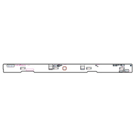 Supermicro BPN-SAS3-815TQ-N4 1U 4-Port SAS/SATA/NVMe 12G Backplane