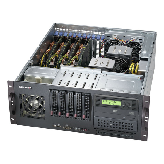 Supermicro CSE-842XTQC-R804B 4U Chassis 5x3,5 3x5,25 2x800W