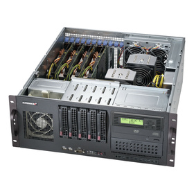 Supermicro CSE-842XTQC-R804B 4U Chassis 5x3,5" 3x5,25" 2x800W