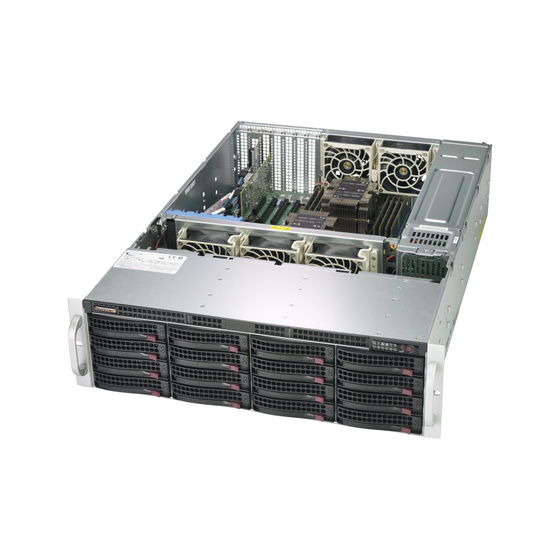 Supermicro CSE-836BE1C-R1K23B 3U Chassis 16x3,5 Single-Expander 2x1200W