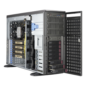 Supermicro SuperServer SYS-5049A-TR Tower max. 3TB 1x10GbE 1x1GbE 8x3,5" 2x2200W S3647