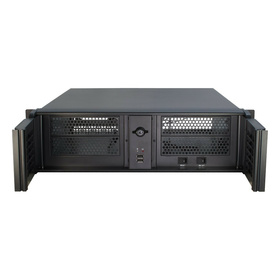 Inter-Tech 3U-3098-S 3U Chassis max. 8x3,5" 5x5,25" o. PSU