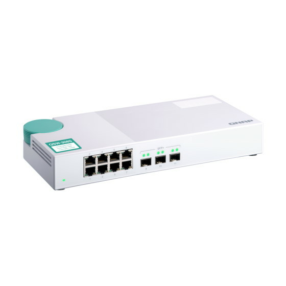 QNAP QSW-308S 11-Port 3x10G SFP+ 8x1G RJ-45 Switch