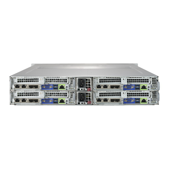 Supermicro 2U Twin 2029BT-HNC0R 4xNode Xeon DP 2,5 Hybrid-Flash SAS/SATA/NVMe Bays 24xDIMM 2x PCIe