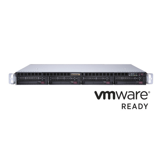 Supermicro 1U UP Xeon Scalable Server VMware ready