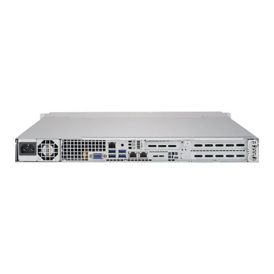 Supermicro 1U UP Xeon Scalable Server VMware ready