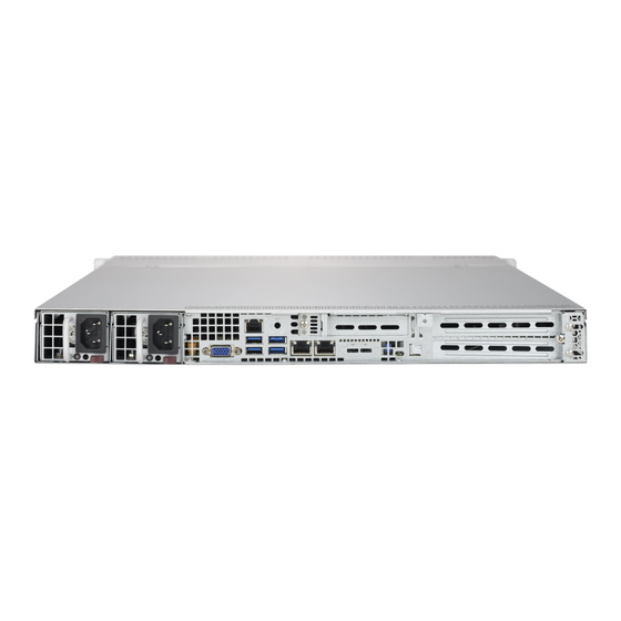 Supermicro 1U UP Xeon Scalable Server VMware ready