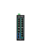 TRENDnet TI-PG162 16-Port PoE+ Switch DIN-Rail Industrial Gigabit 240W