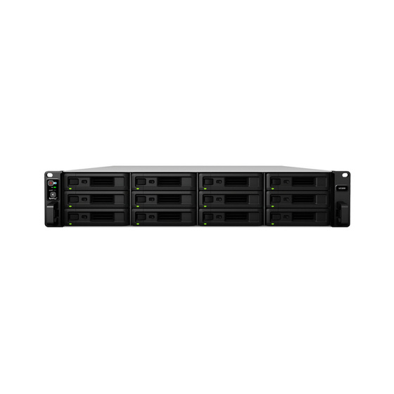 Synology SA3200D 2U 12-Bay 4-Core 8GB 2xGbE 1x10GbE NFS Active/Passive HA SAS Storage