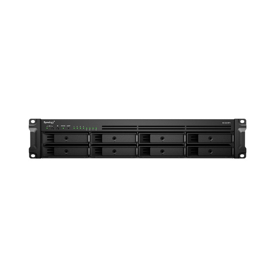 Synology RS1221RP+ 2U 8-Bay 4-Core 4GB 4x1GbE Red. PSU short