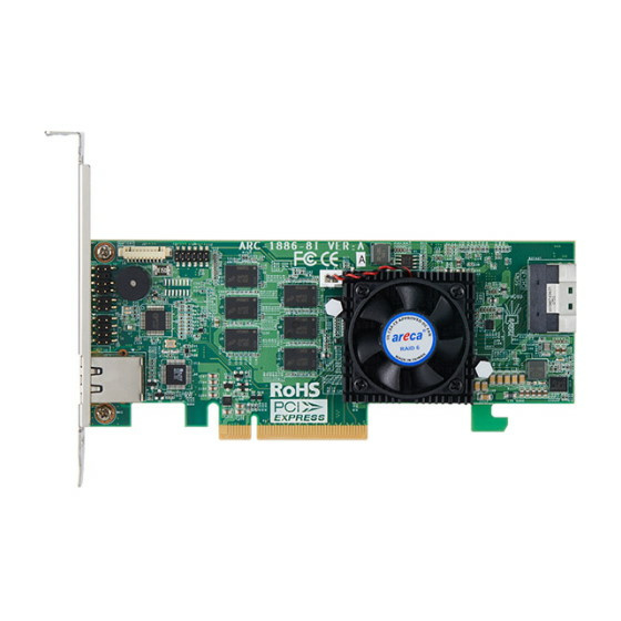 Areca ARC-1886-8i 8-Port SAS/SATA/NVMe Tri-Mode RAID PCIe 4.0 8GB
